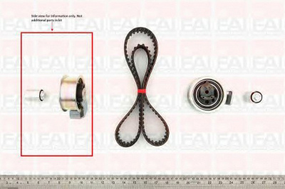FAI AUTOPARTS tbk161 -  Комплект ремня ГРМ